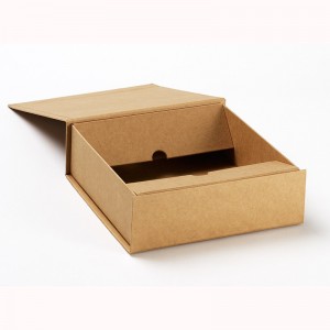 Ръчно изработени whosale обичай дизайн луксозни красиви картон сгъваема крафт хартия подарък кутия