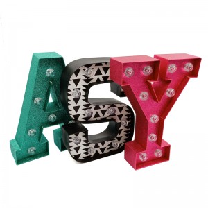 Персонализирано уникално писмо A-Z форма подарък опаковка цвете кутии лукс с потребителски лого